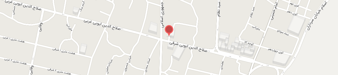 map ساختمان پزشکان حسینی